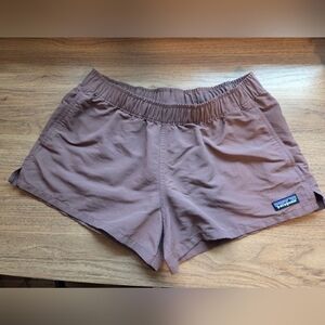 Patagonia Women's Mauve Elastic-Waist Outdoor Shorts